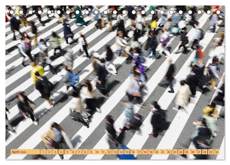 Produktbild: Impressionen aus Tokio, der Megastadt im Land der aufgehenden Sonne (Tischkalender 2026 DIN A5 quer), CALVENDO Monatskalender
