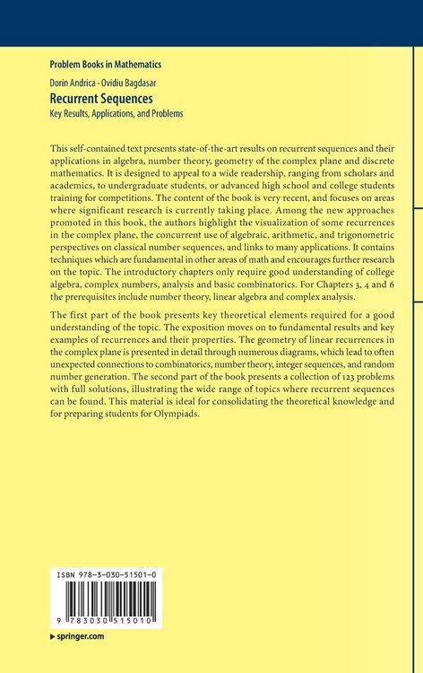 Produktbild: Recurrent Sequences