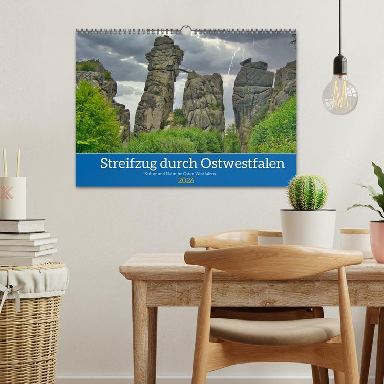 Produktbild: Streifzug durch Ostwestfalen (Wandkalender 2026 DIN A3 quer), CALVENDO Monatskalender