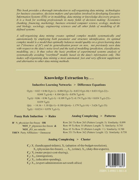 Produktbild: Self Organising Data Minig