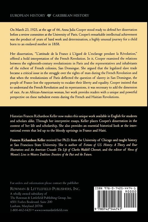 Produktbild: Slavery and the French and Haitian Revolutionists
