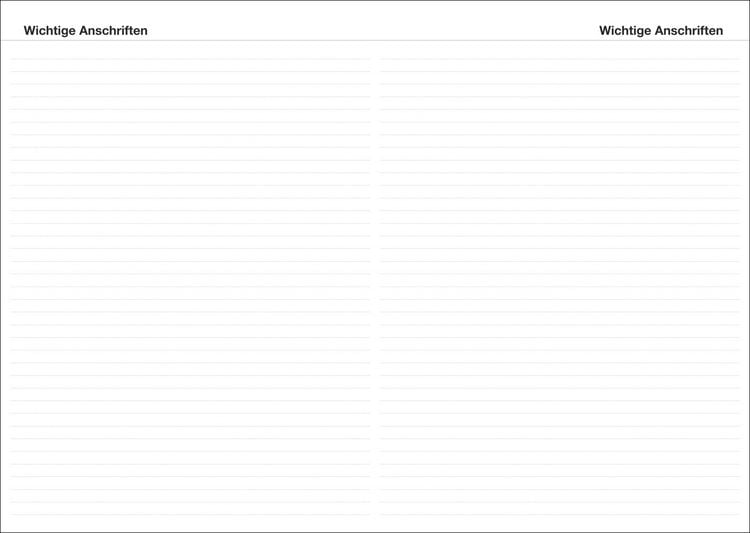 Produktbild: Terminer A6, Leder schwarz 2026