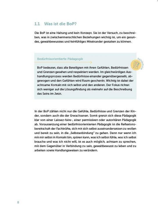 Produktbild: Bed&uuml;rfnisorientierte P&auml;dagogik (BoP) verstehen, einordnen, anwenden