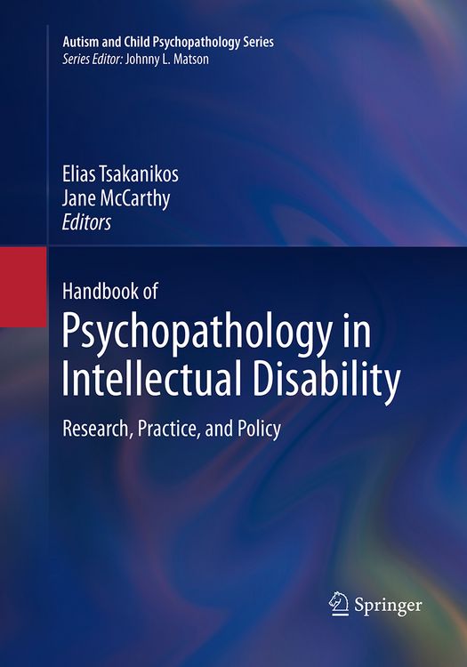 Produktbild: Handbook of Psychopathology in Intellectual Disability