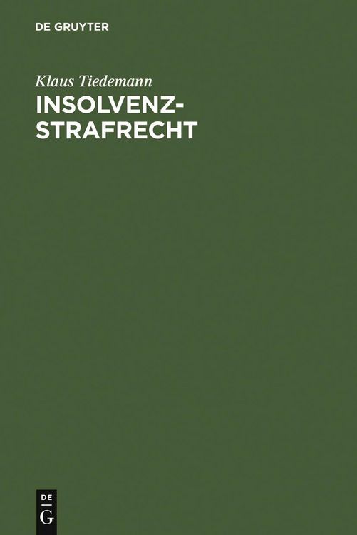 Produktbild: Insolvenz-Strafrecht