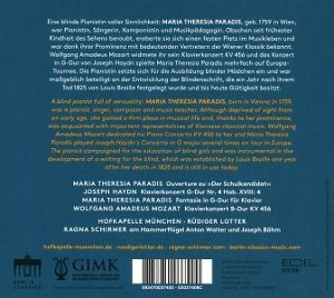 Produktbild: Paradis/Mozart/Haydn:Maria T. Paradis