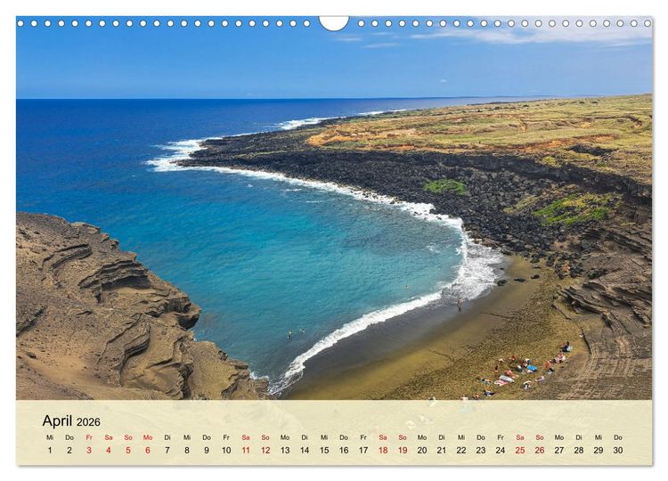 Produktbild: Hawaii - Eindr&uuml;cke von Big Island, Kauai & Oahu (Wandkalender 2026 DIN A3 quer), CALVENDO Monatskalender