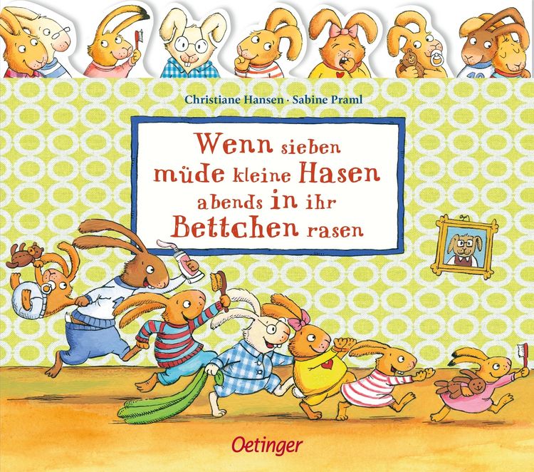Produktbild: Wenn sieben m&uuml;de kleine Hasen abends in ihr Bettchen rasen