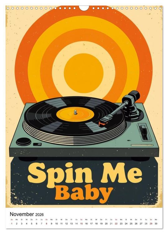 Produktbild: Feel the Groove &ndash; Funk & Soul Vintage (Wandkalender 2026 DIN A3 hoch), CALVENDO Monatskalender