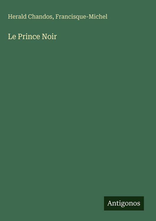 Produktbild: Le Prince Noir