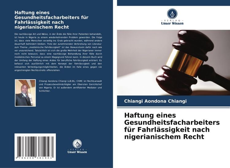 Produktbild: Haftung eines Gesundheitsfacharbeiters f&uuml;r Fahrl&auml;ssigkeit nach nigerianischem Recht