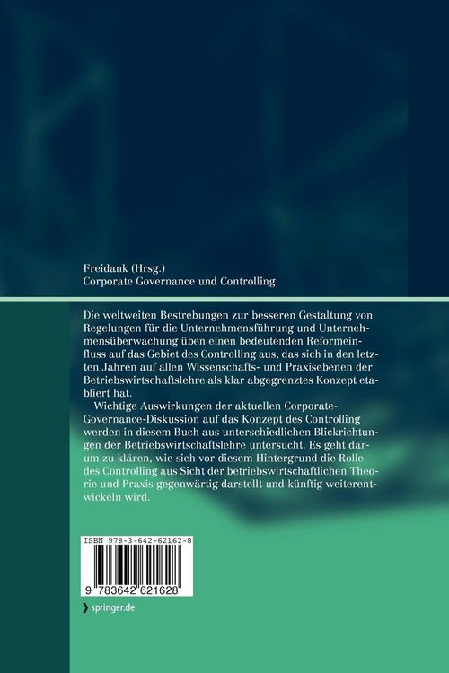 Produktbild: Corporate Governance und Controlling