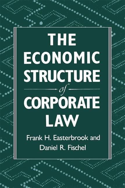 Produktbild: The Economic Structure of Corporate Law