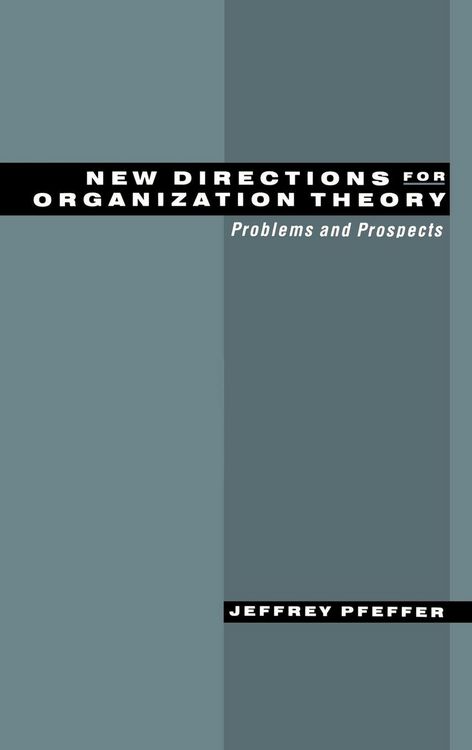 Produktbild: New Directions for Organization Theory