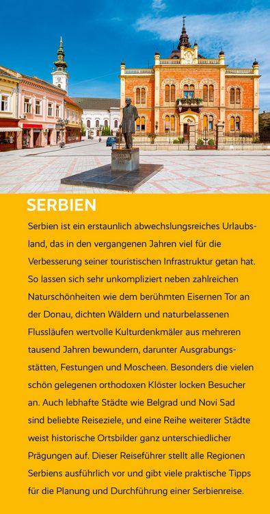 Produktbild: TRESCHER Reiseführer Serbien