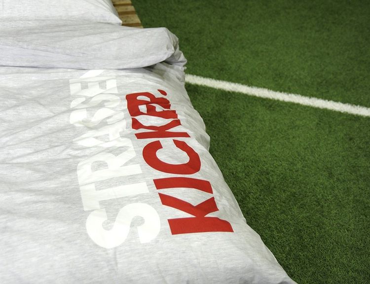 Produktbild: Herding STRASSENKICKER Bettw&auml;sche Grau Renforc&eacute; 80x80/135x200cm