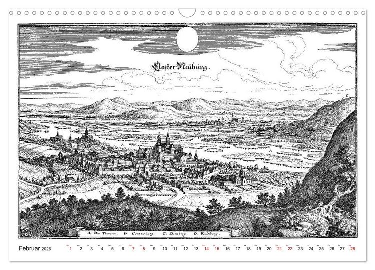 Produktbild: TU FELIX AUSTRIA - Wien in alten Ansichten (Wandkalender 2026 DIN A3 quer), CALVENDO Monatskalender