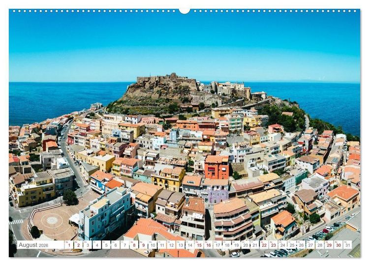 Produktbild: Sardinien. Sch&ouml;ne Landschaften und bunte St&auml;dte. (hochwertiger Premium Wandkalender 2026 DIN A2 quer), Kunstdruck in Hochglanz