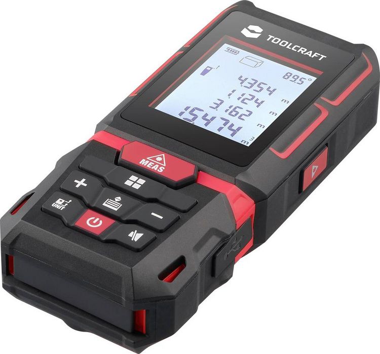 Produktbild: TOOLCRAFT LDM XG60L Laser-Entfernungsmesser 60m