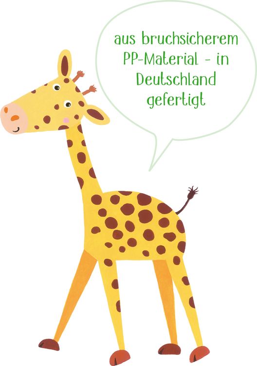 Die Spiegelburg – Teller Affe Aus Der Frechen Rasselbande, BPA-frei, Für Kinder
