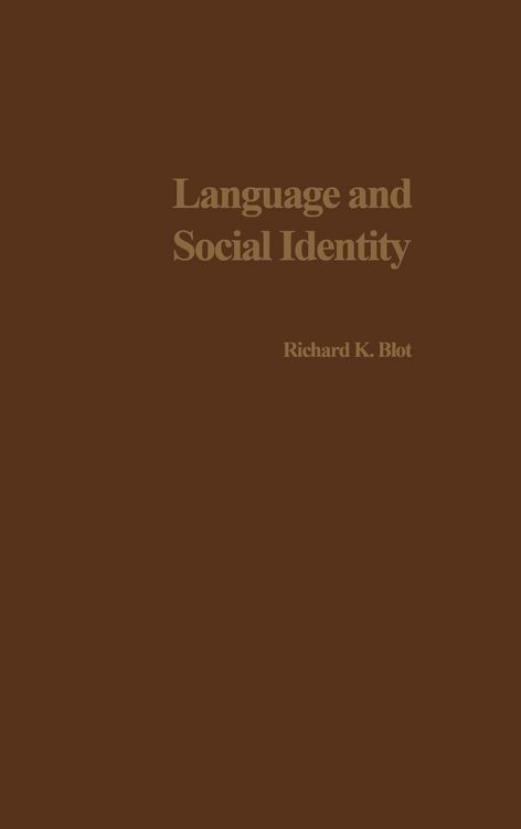 Produktbild: Language and Social Identity