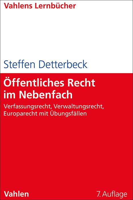 Produktbild: &Ouml;ffentliches Recht im Nebenfach