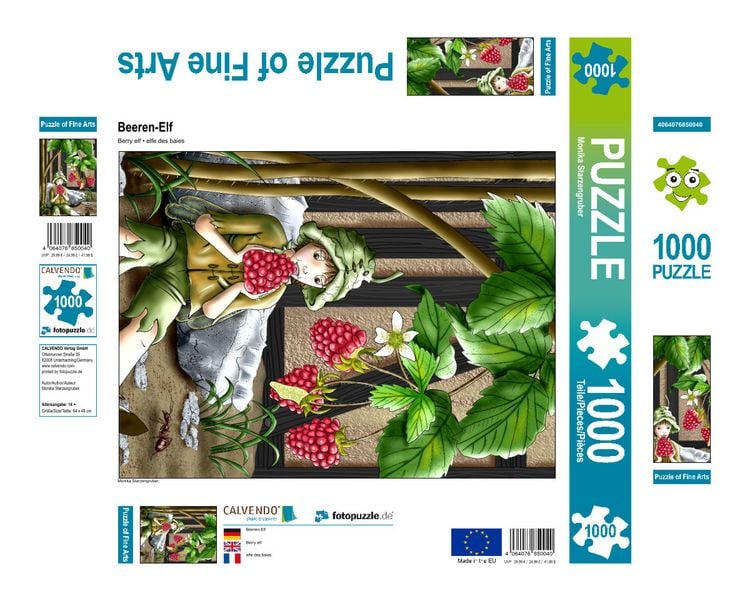 Produktbild: CALVENDO Puzzle Beeren-Elf | 1000 Teile Lege-Gr&ouml;&szlig;e 64x48cm Foto-Puzzle f&uuml;r gl&uuml;ckliche Stunden