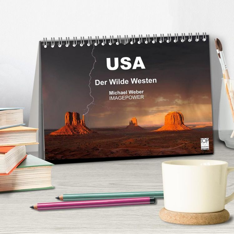 Produktbild: USA - Der Wilde Westen (Tischkalender 2027 DIN A5 quer), CALVENDO Monatskalender