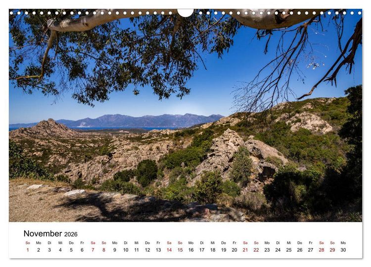 Produktbild: Korsika - Die Sch&ouml;ne im MIttelmeer (Wandkalender 2026 DIN A3 quer), CALVENDO Monatskalender