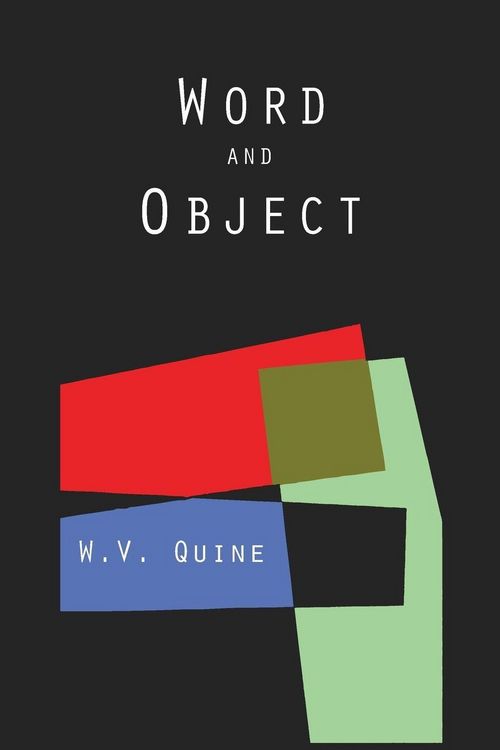 Produktbild: Word and Object (Studies in Communication)