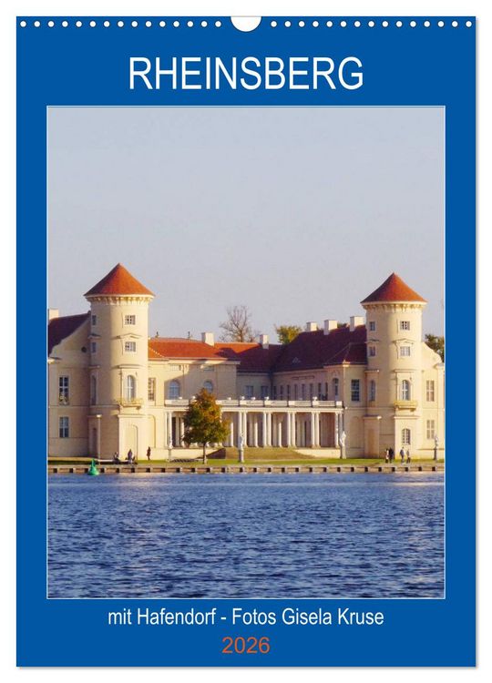 Produktbild: Rheinsberg mit Hafendorf (Wandkalender 2026 DIN A3 hoch), CALVENDO Monatskalender