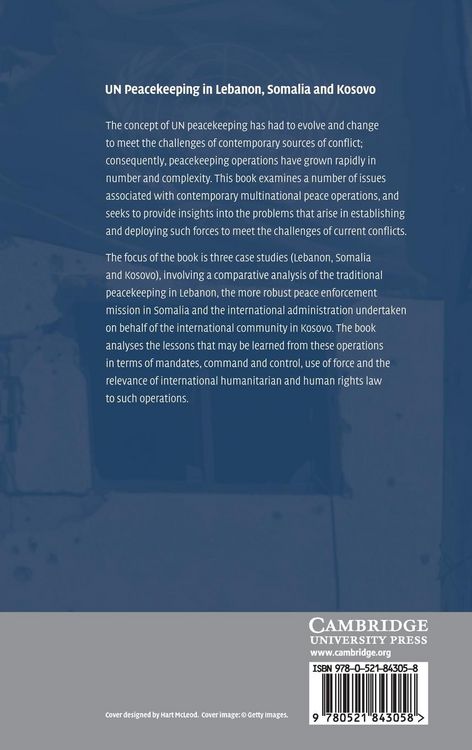 Produktbild: UN Peacekeeping in Lebanon, Somalia and Kosovo