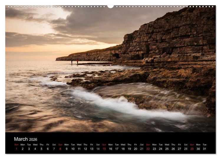 Produktbild: Dorset (High Quality Premium Wall Calendar 2026 DIN A2 landscape),CALVENDO 12 Month Wall Calendar