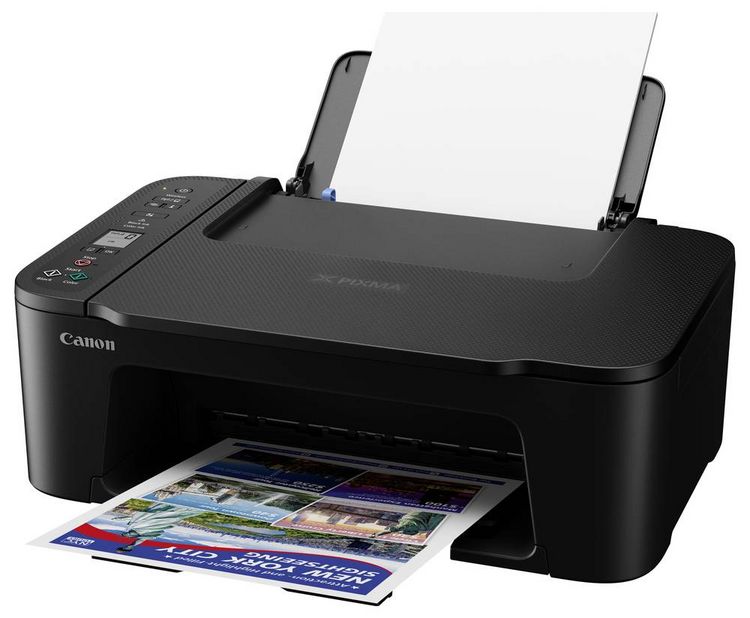Produktbild: Canon PIXMA TS3750I EUR BK Multifunktionsdrucker Tintenstrahl Farbe A4 Drucker, Scanner, Kopierer Duplex, USB, WLAN