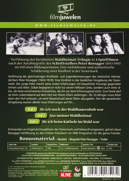 Produktbild: Waldheimat Trilogie [2 DVDs]