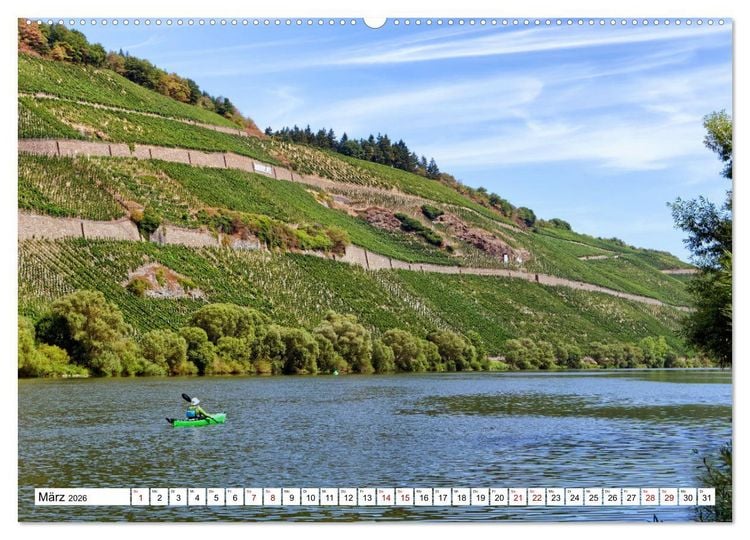 Produktbild: Romantisches Moselland (hochwertiger Premium Wandkalender 2026 DIN A2 quer), Kunstdruck in Hochglanz