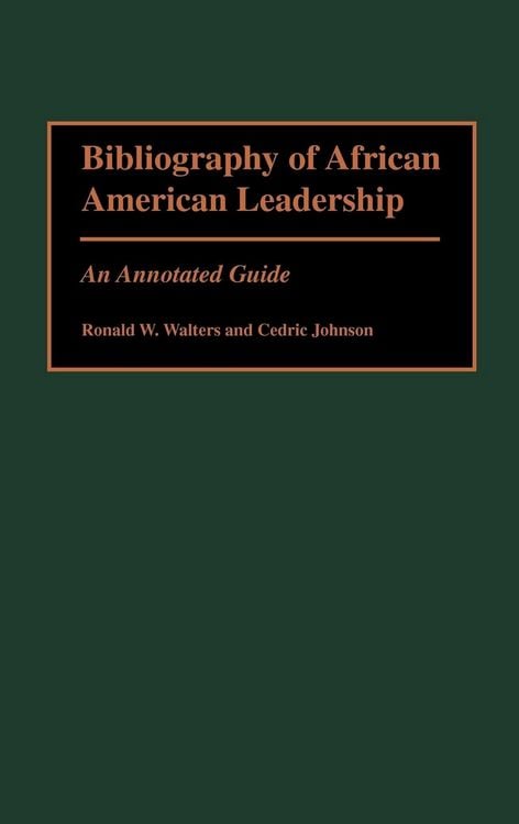 Produktbild: Bibliography of African American Leadership