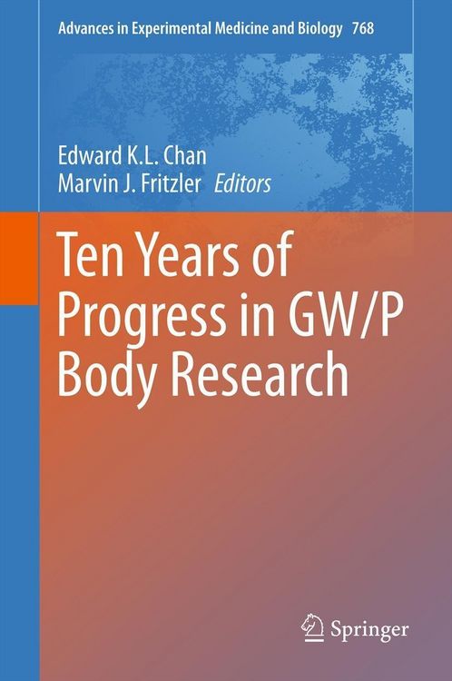 Produktbild: Ten Years of Progress in GW/P Body Research