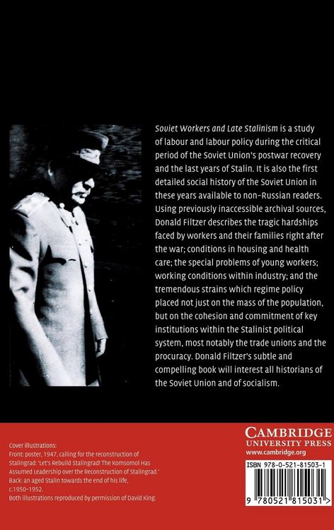 Produktbild: Soviet Workers and Late Stalinism