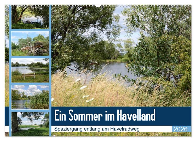 Produktbild: Ein Sommer im Havelland - Spaziergang entlang am Havelradweg (Wandkalender 2026 DIN A2 quer), CALVENDO Monatskalender