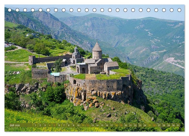 Produktbild: Armenien entdecken (Tischkalender 2026 DIN A5 quer), CALVENDO Monatskalender