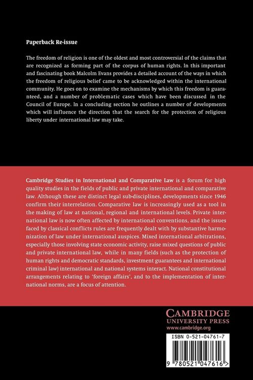 Produktbild: Religious Liberty and International Law in Europe