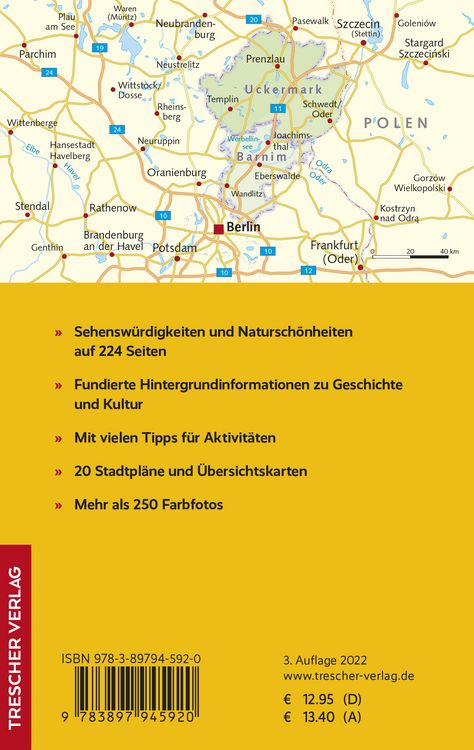 Produktbild: TRESCHER Reisef&uuml;hrer Barnim und Uckermark