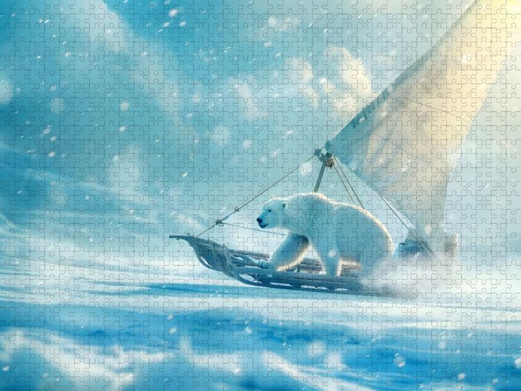 Produktbild: CALVENDO Puzzle Ein Motiv aus dem Kalender "Windreisende" | 1000 Teile Lege-Gr&ouml;&szlig;e 64x48cm Foto-Puzzle f&uuml;r gl&uuml;ckliche Stunden