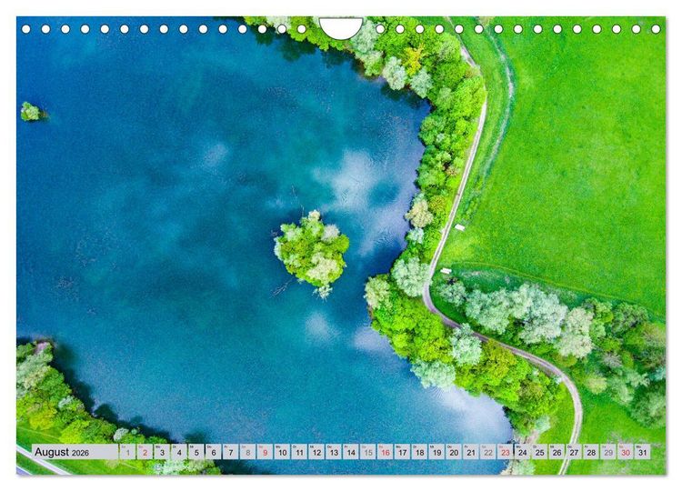 Produktbild: Ausblicke - Mittelhessen von Oben (Wandkalender 2026 DIN A4 quer), CALVENDO Monatskalender