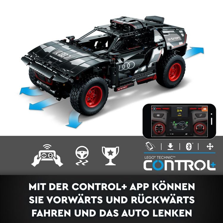 Produktbild: LEGO Technic 42160 Audi RS Q e-tron, ferngesteuertes RC-Auto-Spielzeug