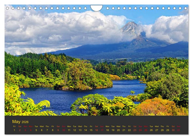 Produktbild: Spirit of New Zealand (Wall Calendar 2026 DIN A4 landscape), CALVENDO 12 Month Wall Calendar
