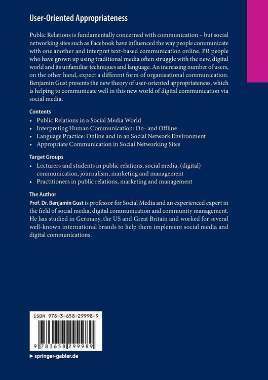 Produktbild: User-Oriented Appropriateness