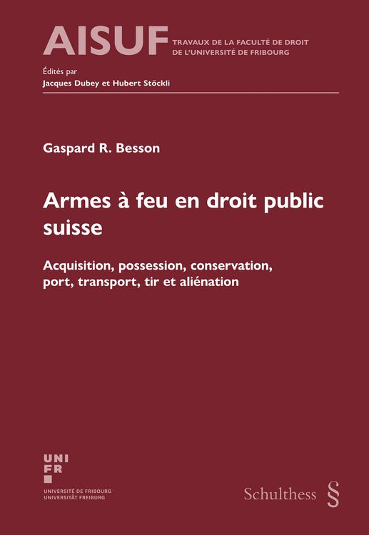 Produktbild: Armes &agrave; feu en droit public suisse