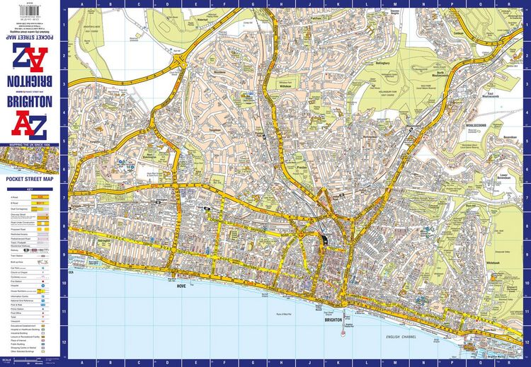 Produktbild: Brighton A-Z Pocket Street Map